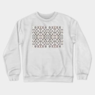 Lace Flower Ornament Crewneck Sweatshirt